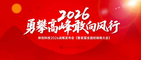 马年年会宣传背景板