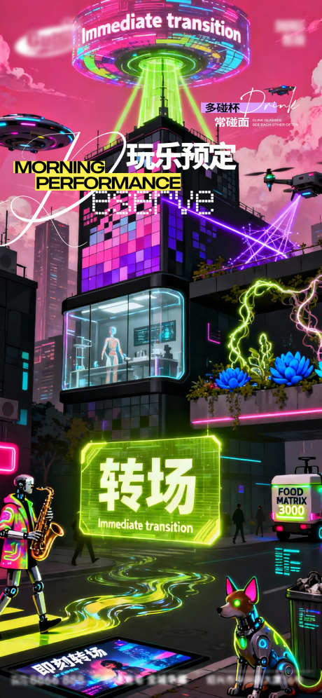 酒吧日常活动宣传创意海报