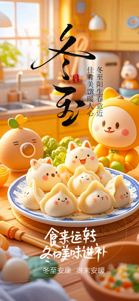 冬至节气海报_源文件下载_PSD格式_1080X2340像素-海报,节气,卡通-作品编号:2025121410135012-志˙设ˈ̹网