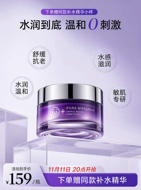 面霜类护肤产品图_AI图片下载_采样_896X1200像素-宣传,海报,渐变-作品编号:2025121513451506-志˓设˘网