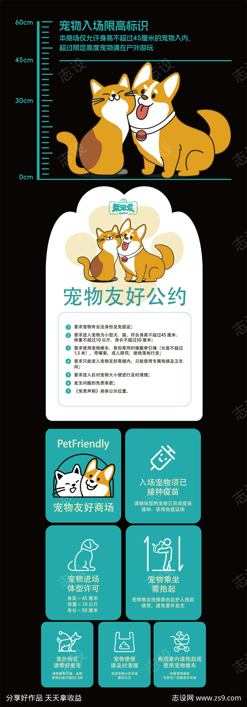 宠物友好标识