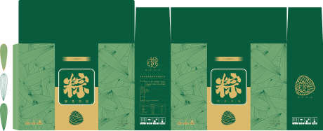 粽子包装展开图_源文件下载_CDR格式_2520X1023像素-粽子,端午节,礼盒-作品编号:2026042817094610-志˒设˱网