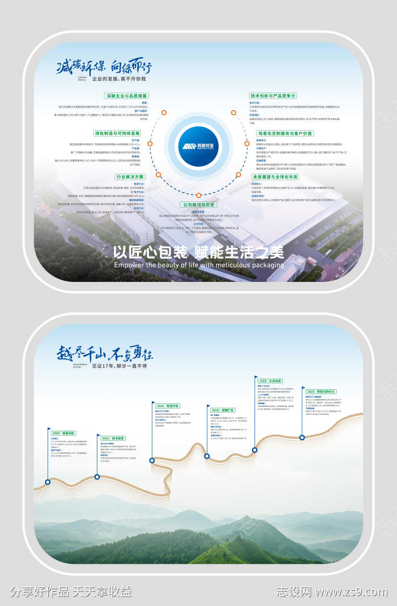 公司简介文化墙