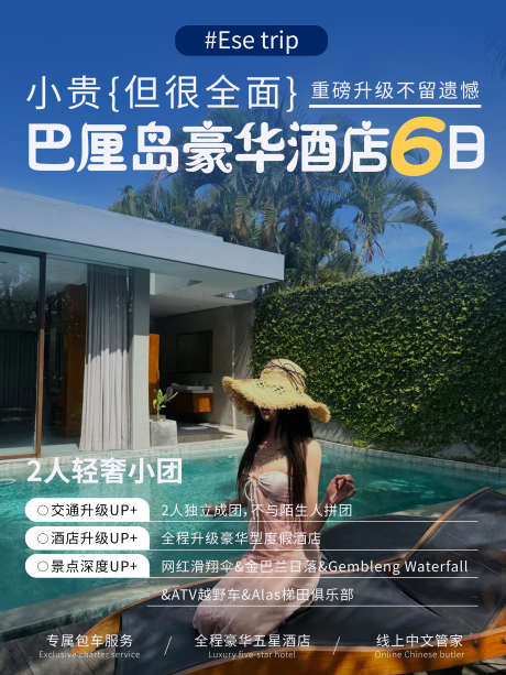 巴厘岛旅游海报