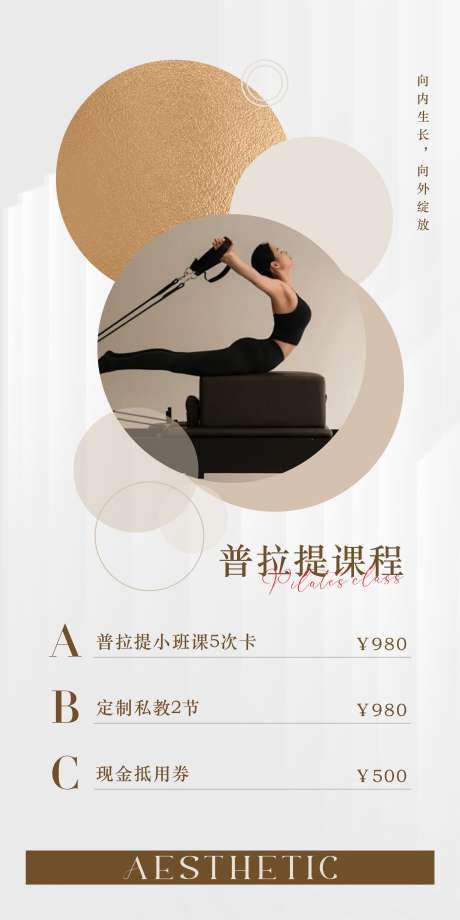普拉提瑜伽课程海报_源文件下载_CDR格式_3544X7088像素-私教,美业,海报-作品编号:2026011012023721-志’设ˌ网