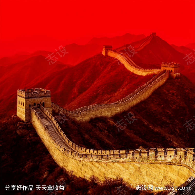 喜庆金丝铸就万里长城