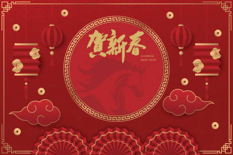 2026马年新年活动背景板_源文件下载_AI格式_3000X2000像素-中式,春节,新年-作品编号:2026012316142065-志·设.网