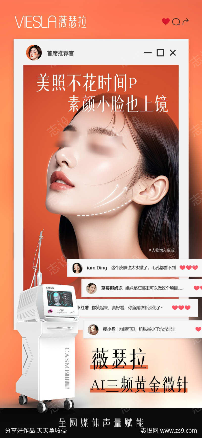 黄金微整照片海报