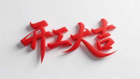 开工大吉艺术字