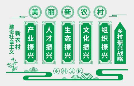 乡村振兴文化墙素材_源文件下载_CDR格式_5000X2000像素-振兴,文化,生态-作品编号:2026020309105653-志ˉ设˰网