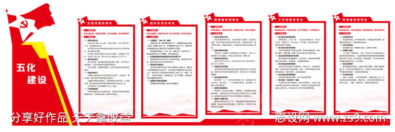 五化建设文化墙