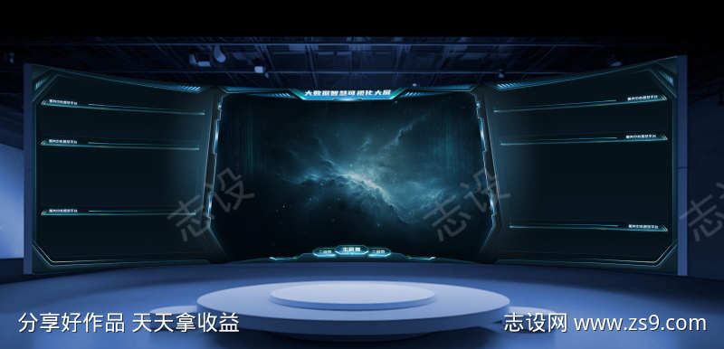 可视化大屏模板6