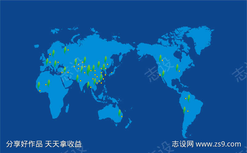 世界地图销售网络海报背景