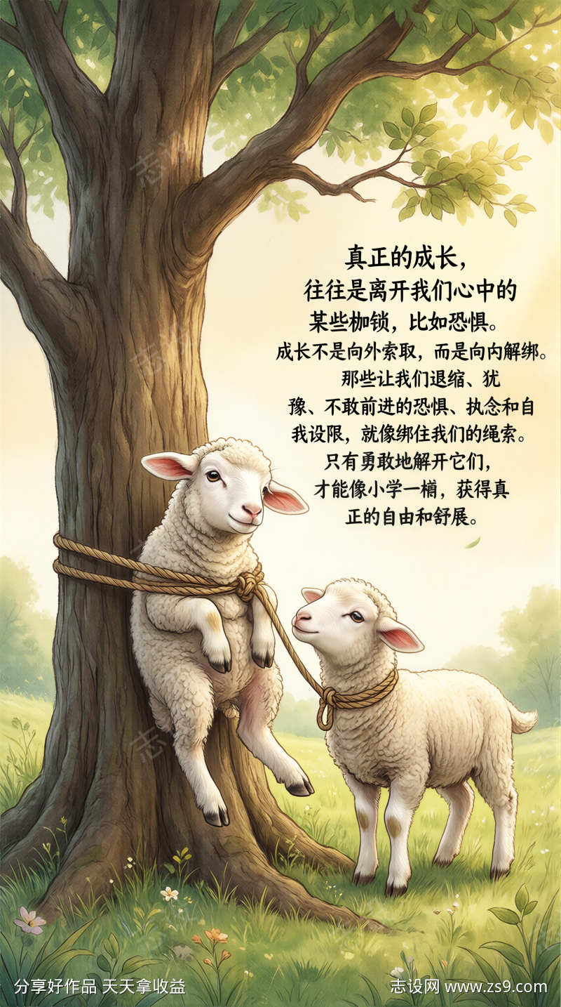 温柔打破恐惧成长壁纸海报