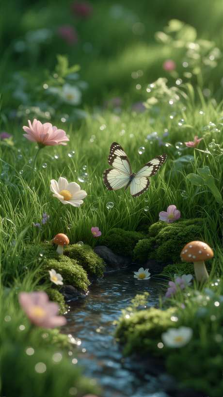 惊蛰微景观场景