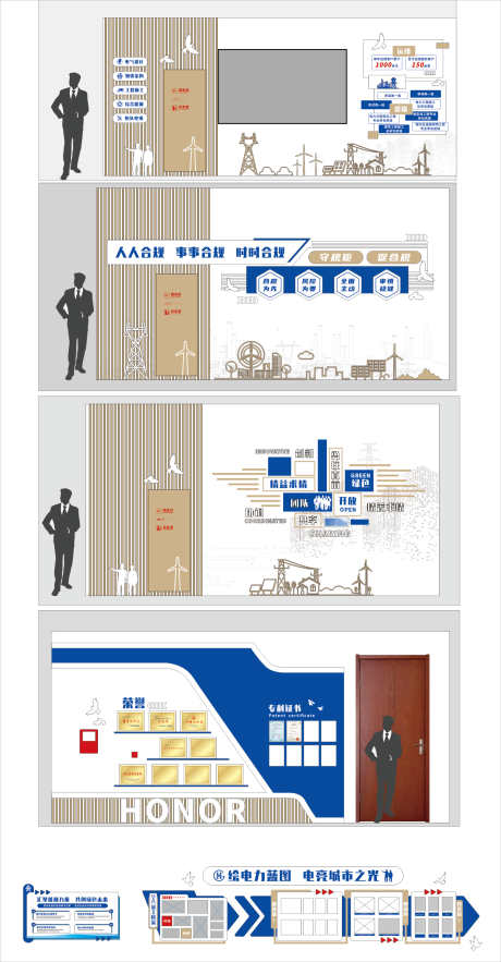 电力文化墙_源文件下载_CDR格式_1647X3162像素-宣传栏,展厅,展馆-作品编号:2026030501082621-志˒设.网