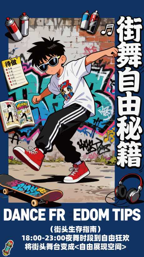 街舞招募海报_源文件下载_AI格式_2250X4000像素-招募,创意,超酷-作品编号:2026030816051178-志ʹ֣֤֚֫֗ׄ设,网
