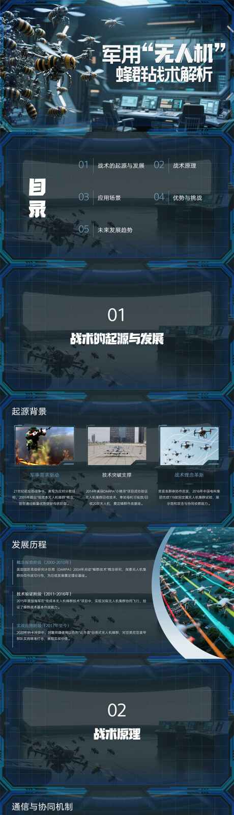 军用无人机蜂群战术解析PPT_源文件下载_PPT格式_970X12000像素-战术,蜂群,无人机-作品编号:2026030908425544-志͵设,网