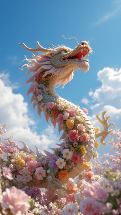 春分龙抬头插_AI图片下载_采样_2304X4096像素-梦幻,插画,中国龙-作品编号:2026030914474668-志͵设`网