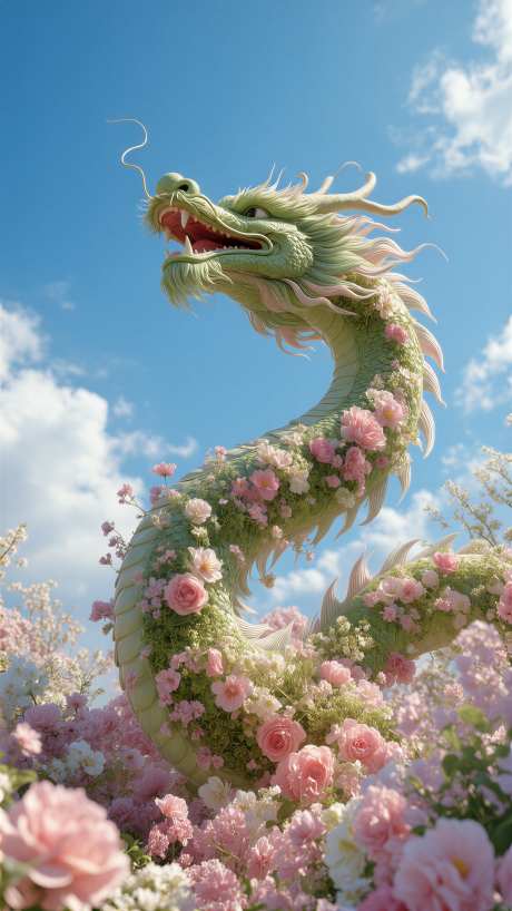 春分龙抬头插画