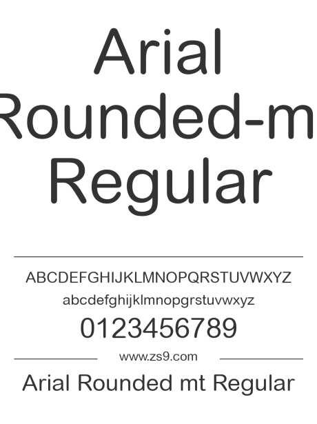 Arial Rounded mt Regular_字体下载_格式_英文_常规_免费商用-mt,rounded,arial-作品编号:2026031114062552-志`设`网