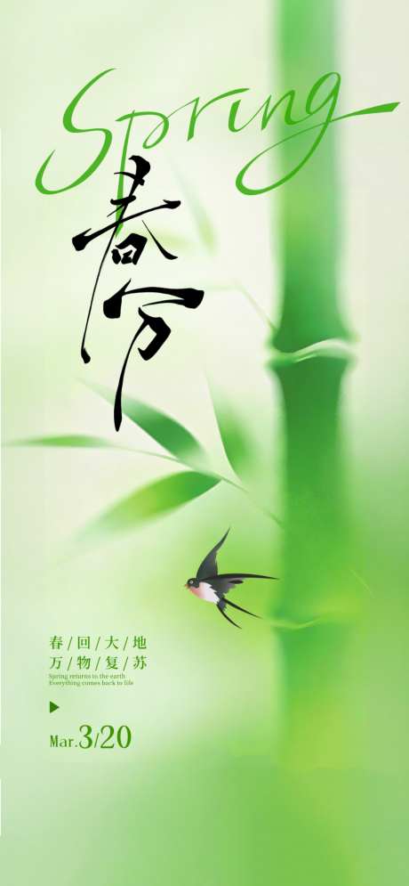 春分二十四节气海报