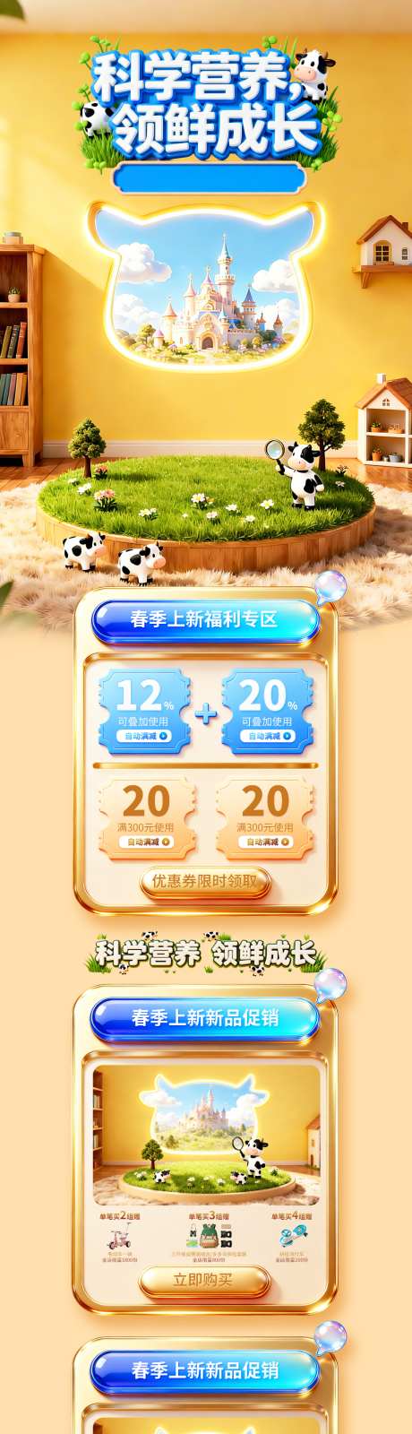 母婴奶粉电商首页卡通立体_源文件下载_PSD格式_1920X6291像素-卡通,立体,奶粉-作品编号:2026031711258821-志ˌ设˯网