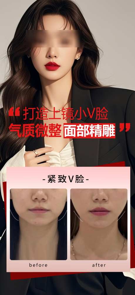 V脸案例海报