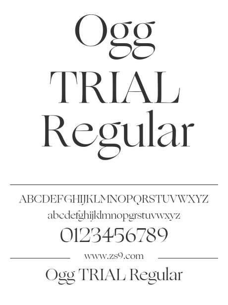 Ogg TRIAL Regular_字体下载_格式_英文_常规_免费商用-TRIAL,Ogg,简约-作品编号:2026031909312735-志`设ˌ网