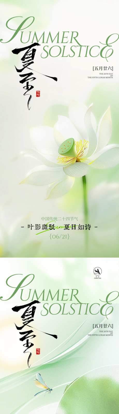 夏至节气海报