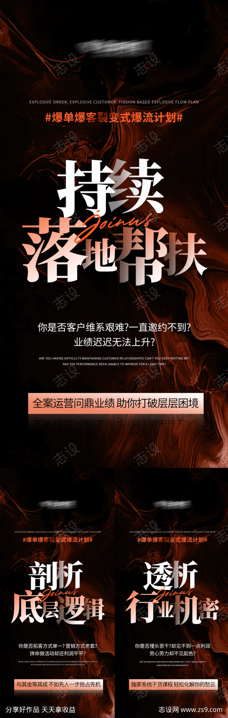 美业招商势能海报