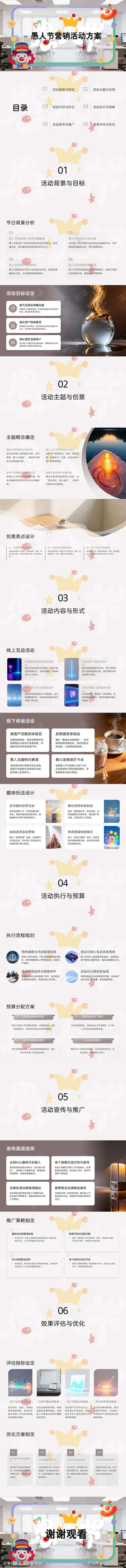 愚人节营销活动方案PPT