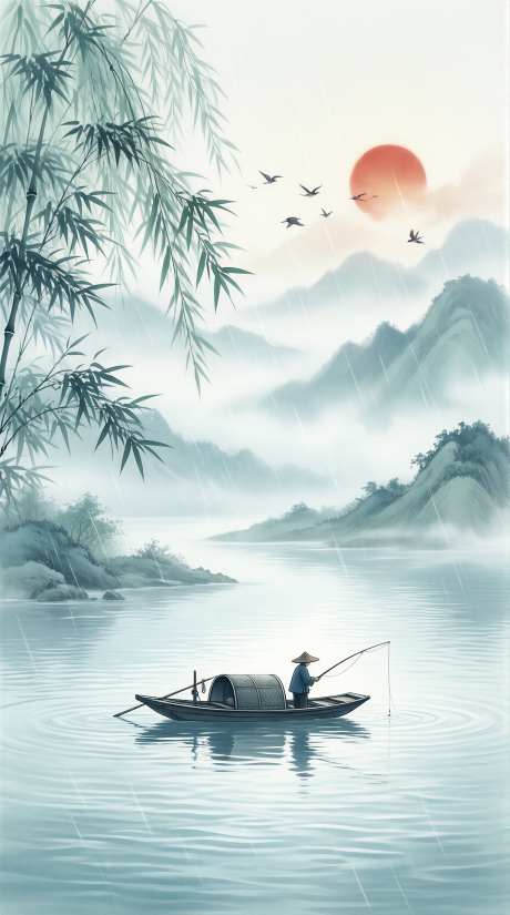 新中式写意水墨插画海报壁纸_AI图片下载_采样_2284X4094像素-海报,水墨画,写意-作品编号:2026033108563404-志ʹ֣֤֚֫֗ׄ设ˉ网