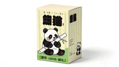 木刻插画风盲盒包装设计