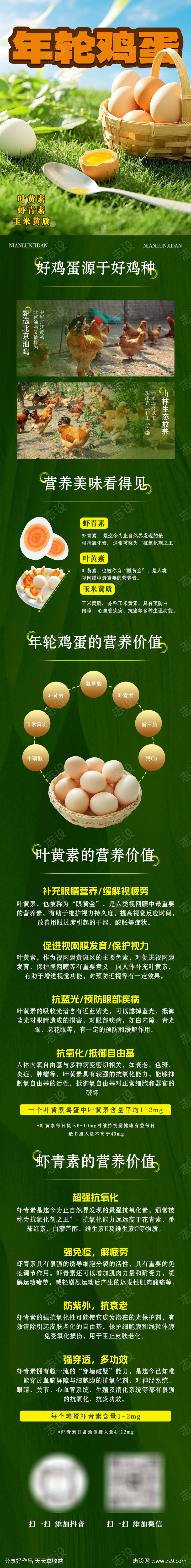 年轮鸡蛋农产品推广