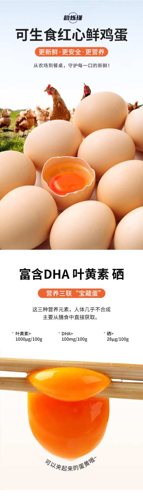 可生食红心鸡蛋详情页_源文件下载_PSD格式_1024X8285像素-红心,排版,宣传-作品编号:2026040411597332-志’设·网