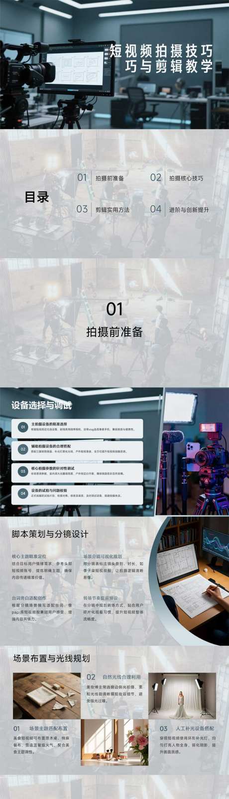 短视频拍摄技巧与剪辑教学PPT_源文件下载_PPT,PPTX格式_1024X12089像素-剪辑,技巧,拍摄-作品编号:2026040610125823-志ˌ设·网