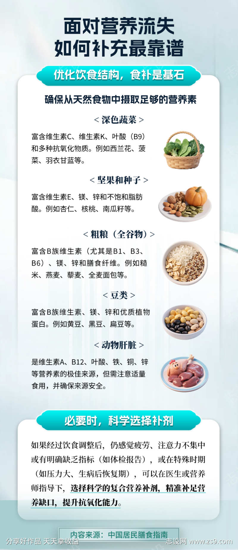 科普食谱海报