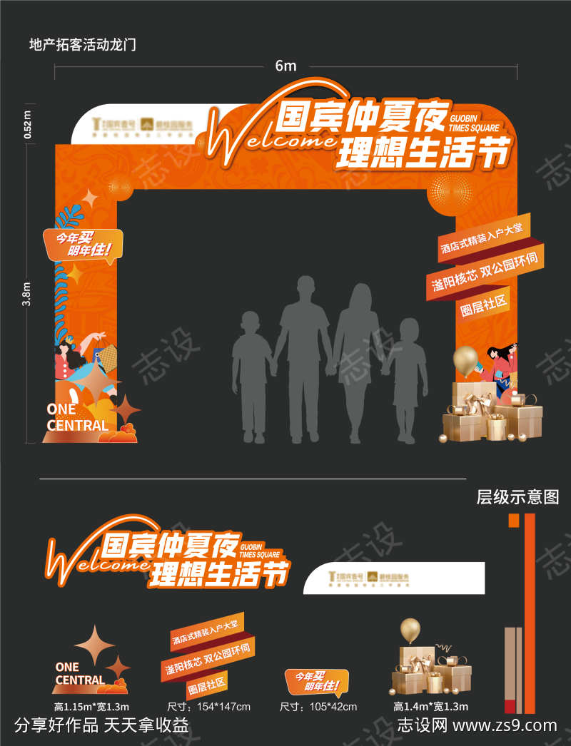 房地产拓客活动龙门