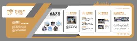 展厅企业历程立面文化墙