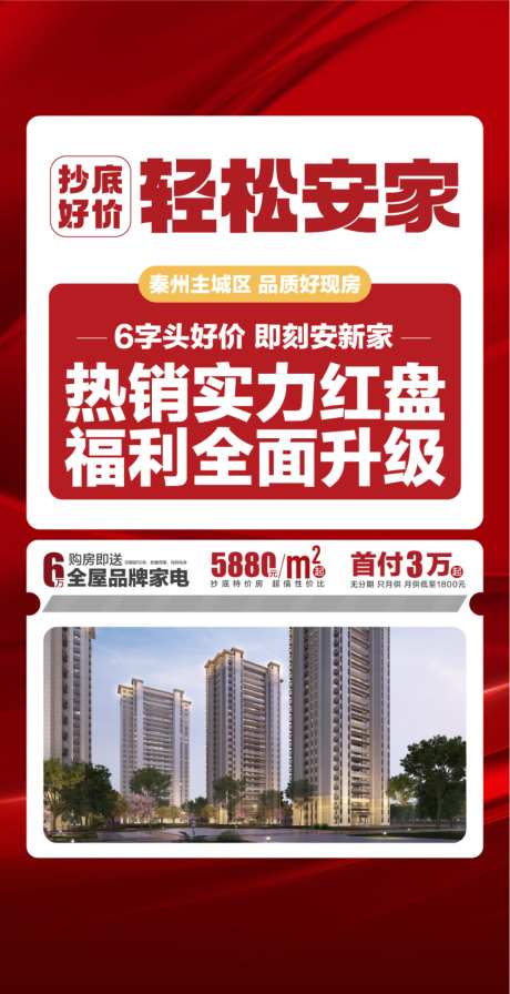 抄底好价轻松安家热销实力红盘福利全面