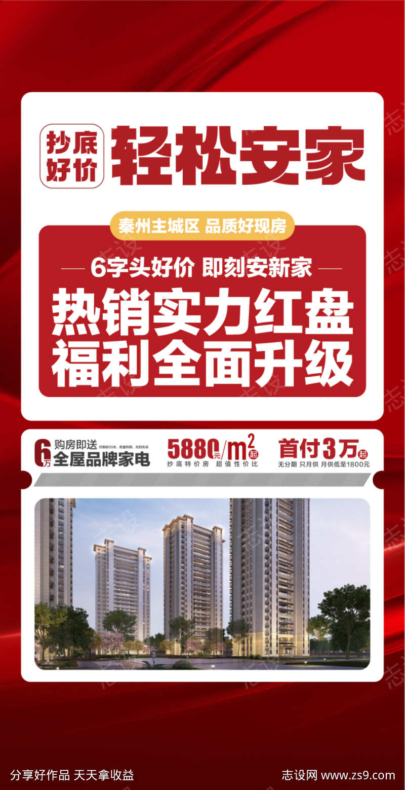 抄底好价轻松安家热销实力红盘福利全面