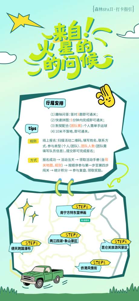 潮流时尚年轻活动路线行程安排手绘海报_源文件下载_AI格式_1024X2218像素-玩法,海报,线路-作品编号:2026041814466252-志`设˙网