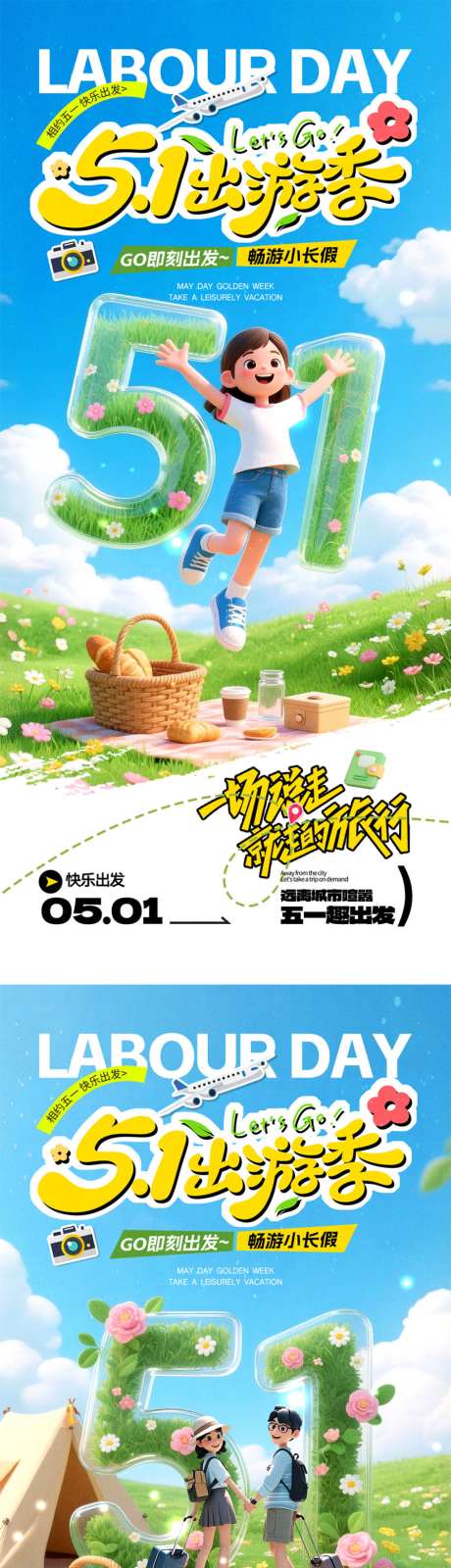 51出游宣传海报