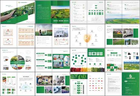 农业绿色画册