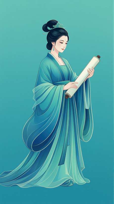 中国风人物插画