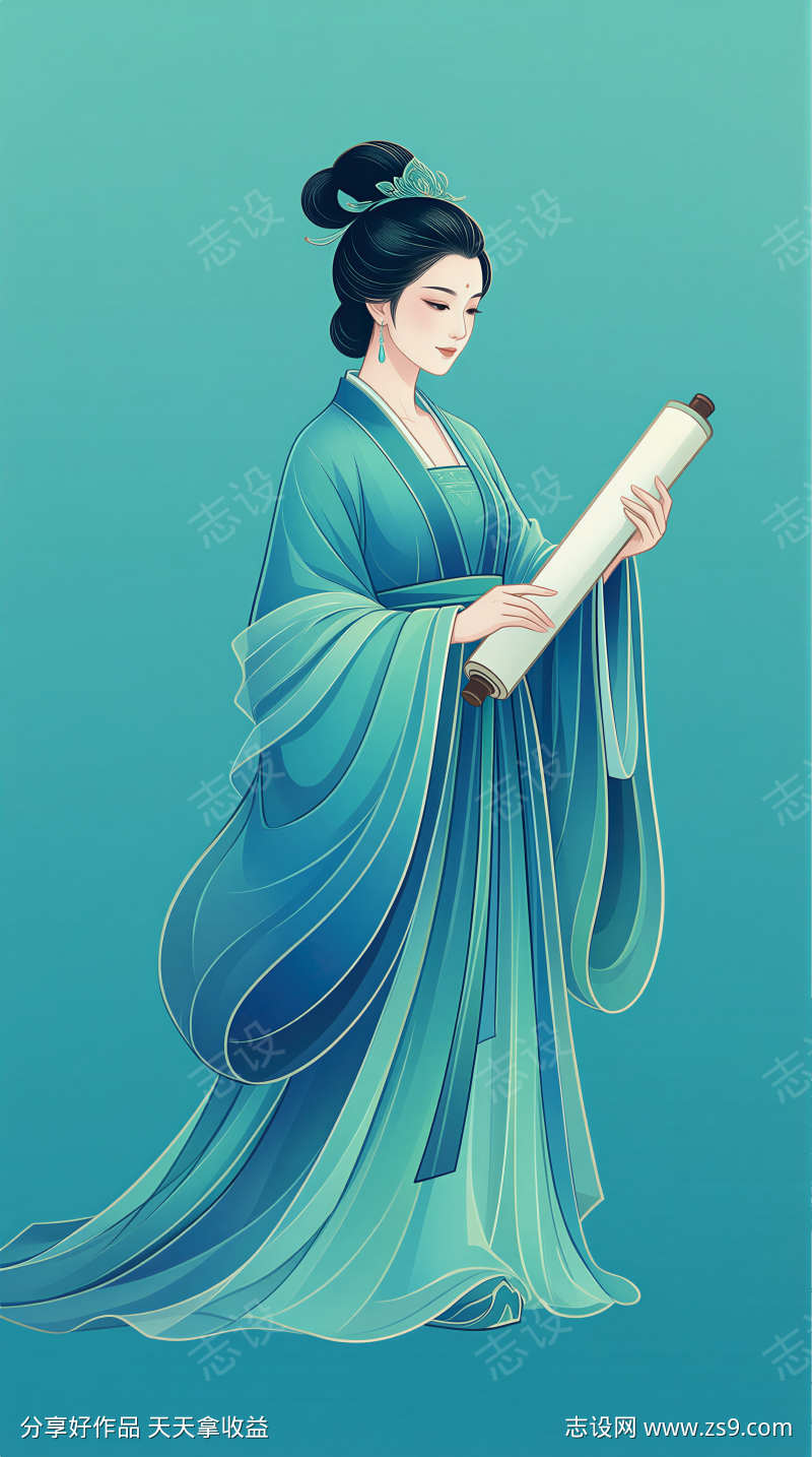中国风人物插画
