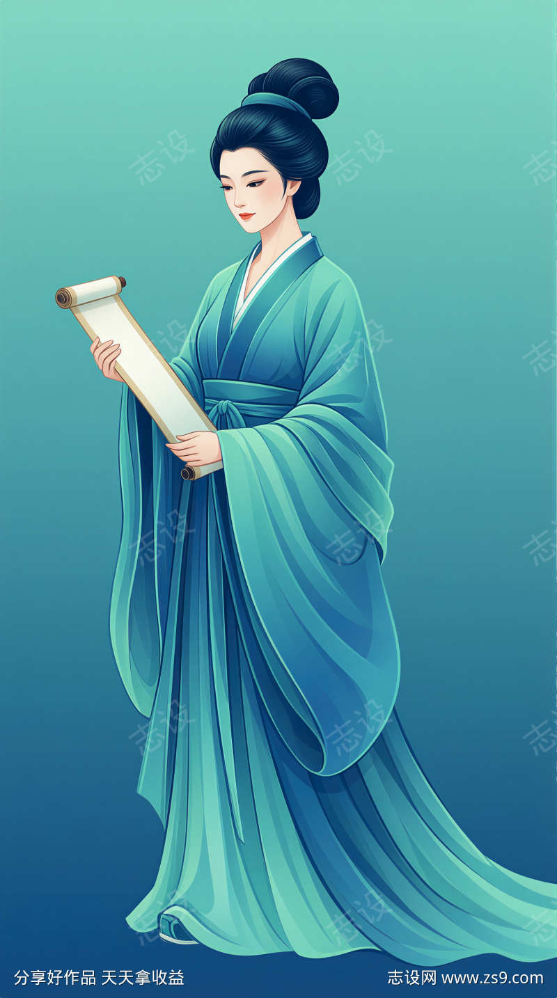 中国风人物插画