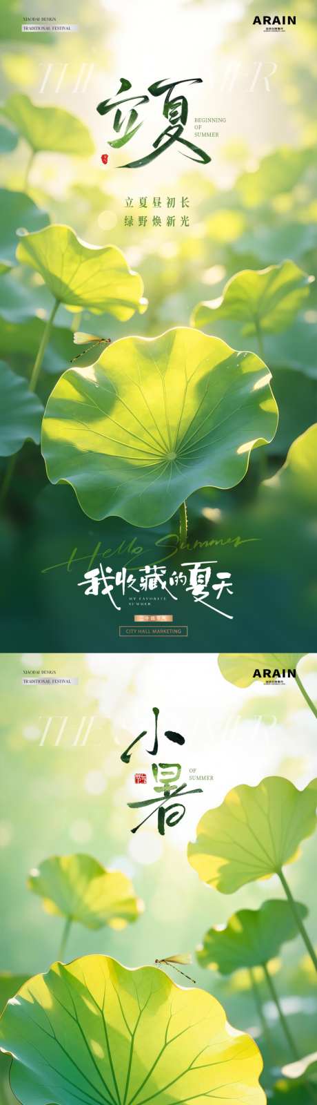 地产立夏小暑荷叶风景海报_源文件下载_PSD格式_1024X4327像素-意境,风景,蜻蜓-作品编号:2026042614311140-志.设‛ۛ网