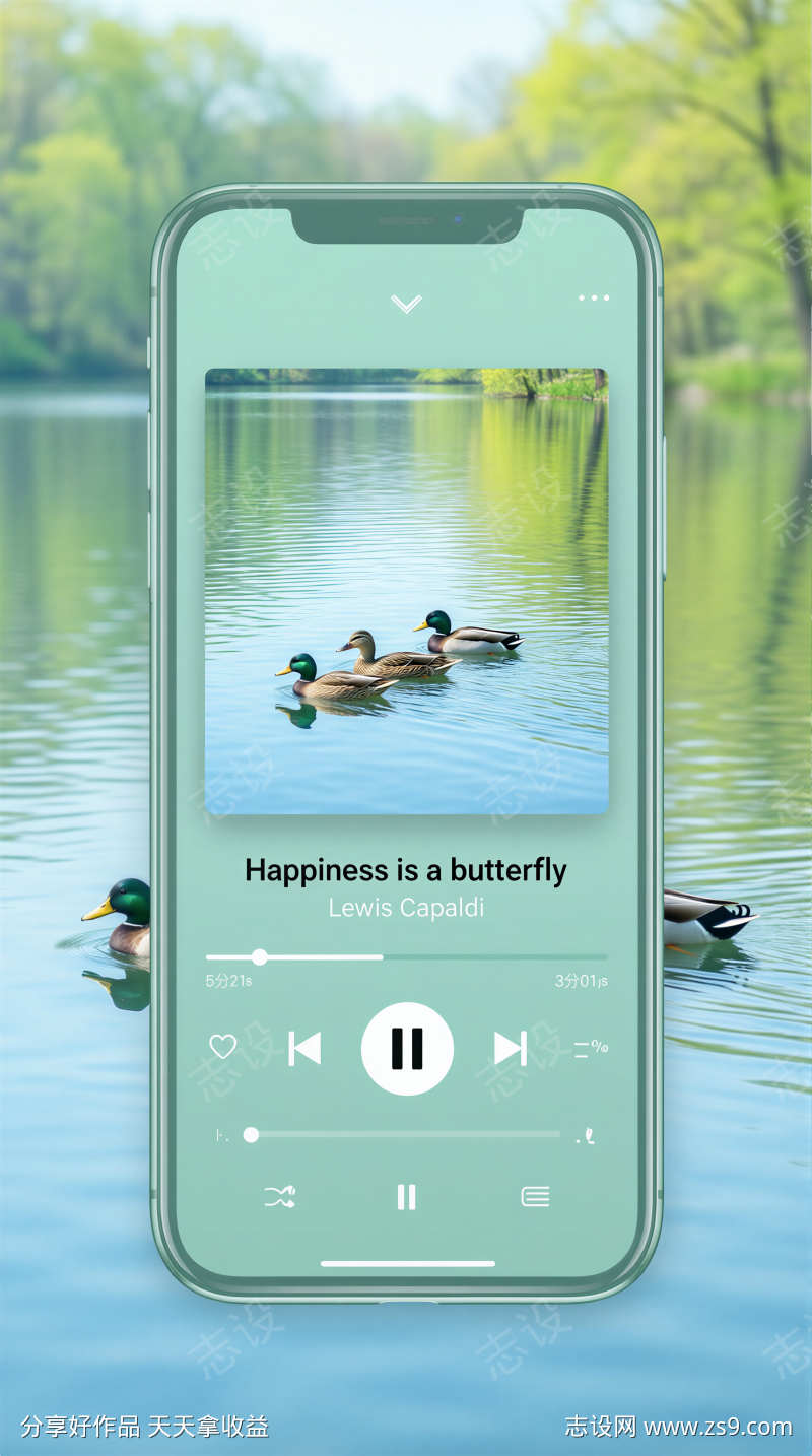 清新松弛创意海报壁纸